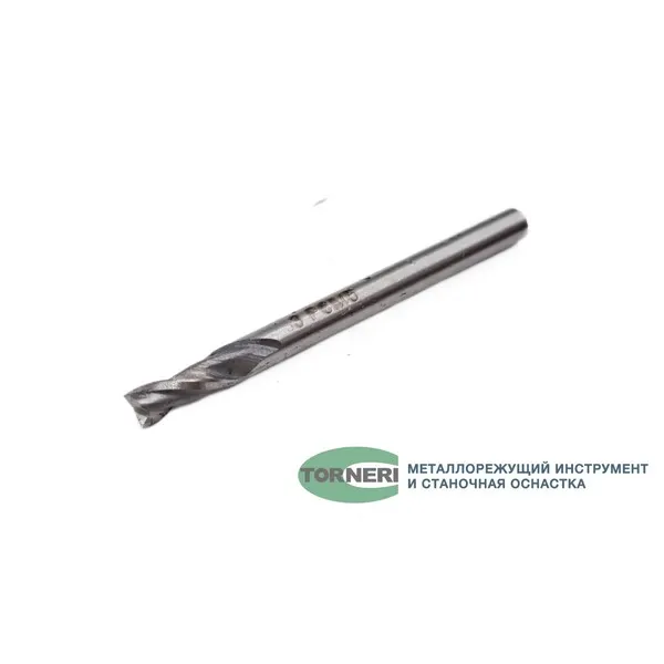 Фрезы t019501 Фреза шпоночная с цилиндрическим хвостовиком ф 3.0х5х37 мм
