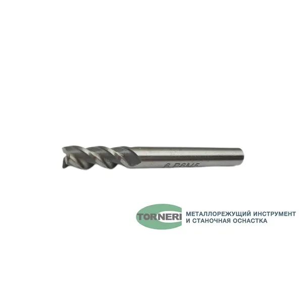 Фрезы t020272 Фреза концевая с цилиндрическим хвостовиком ф 6.0х13х57 мм z=3