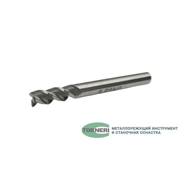 Фреза концевая с цилиндрическим хвостовиком ф 6.0х13х57 мм z=3 t020272  (Фото 2)