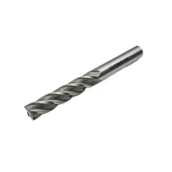 Фреза концевая с цилиндрическим хвостовиком ф 10x45x95 мм z=4 Р6М5 t020864  (Фото 3)