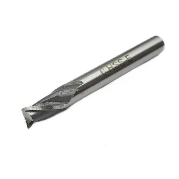 Фреза шпоночная с цилиндрическим хвостовиком ф 6.0x8x52 мм Р6М5К5 t020867  (Фото 4)