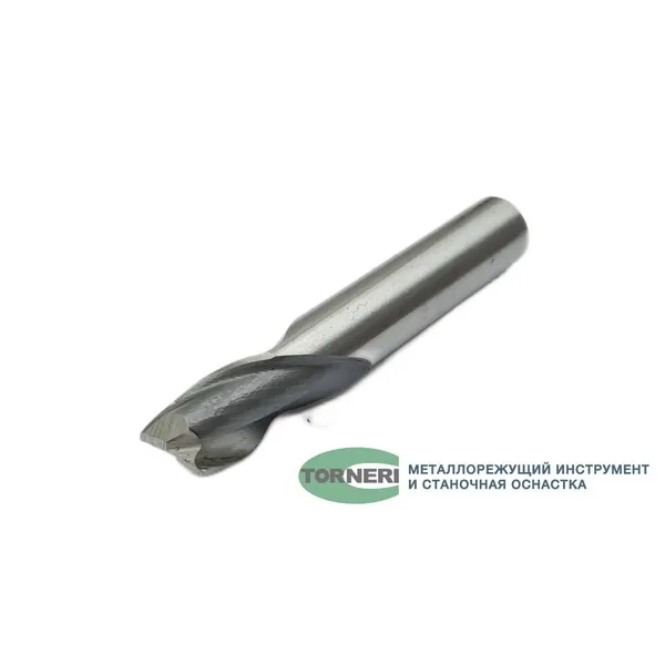 Фрезы t020869 Фреза шпоночная с цилиндрическим хвостовиком ф 10x13x63 мм Р6М5К5