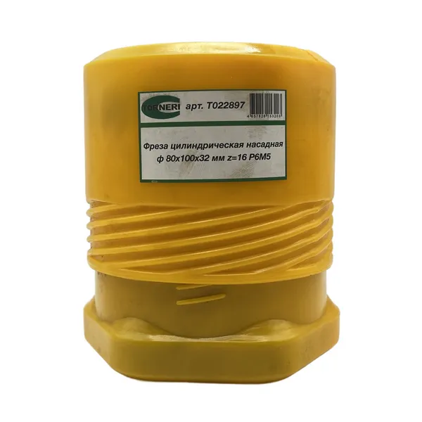 Фреза цилиндрическая насадная ф 80х100х32 мм z=16 Р6М5 t022897  (Фото 2)