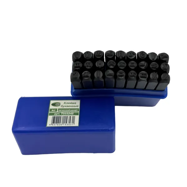 Клейма t023245 Клейма буквенные №3 латинский шрифт