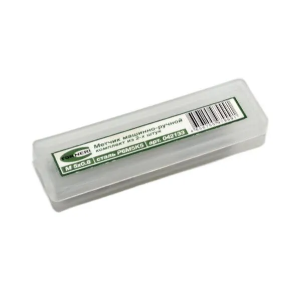 Метчики 042133 Метчик машинно-ручной М 5.0х0.8 комплект из 2-х штук Р6М5К5