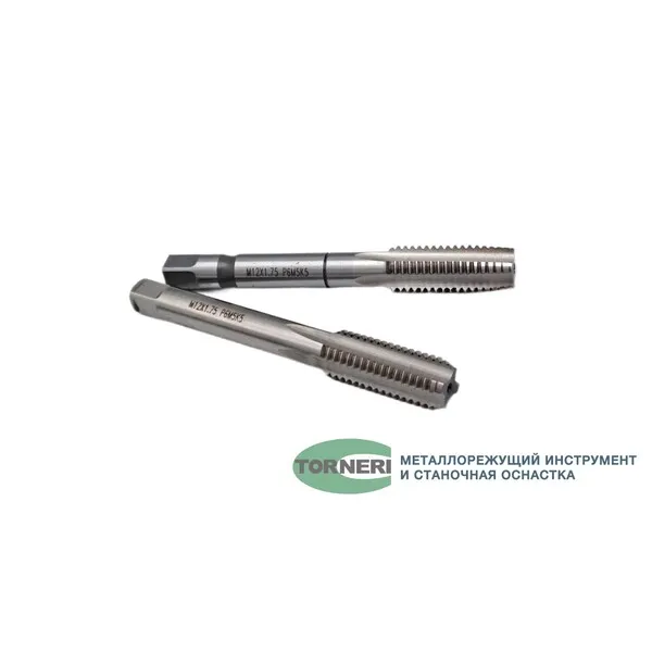 Метчики 042137 Метчик машинно-ручной М 12х1.75 комплект из 2-х штук Р6М5К5