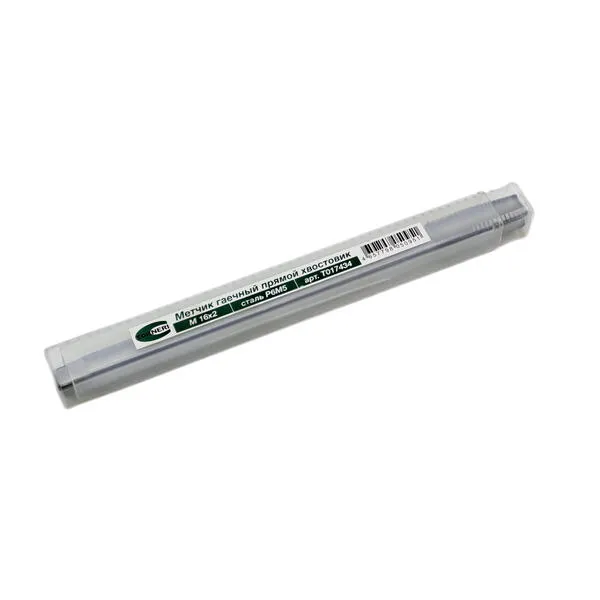 Метчики t017434 Метчик гаечный М 16х2.0 Р6М5 прямой хвостовик