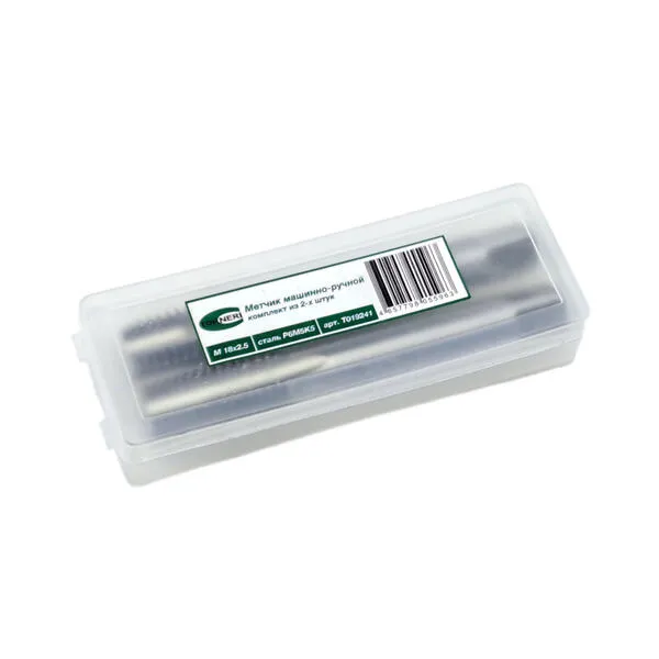 Метчики t019241 Метчик машинно-ручной М 18х2.5 комплект из 2-х штук Р6М5К5