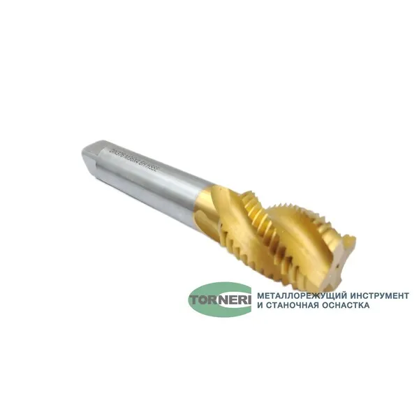 Метчик машинно-ручной М 36х4.0 DIN376 для глухих отверстий с винтовой канавкой с покрытием TiN HSSE t020711  (Фото 3)