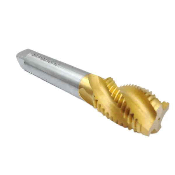 Метчик машинно-ручной М 36х4.0 DIN376 для глухих отверстий с винтовой канавкой с покрытием TiN HSSE t020711  (Фото 4)