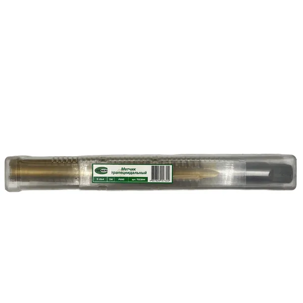 Метчик трапецеидальный Tr 20х4 Р6М5 с покрытием TiN t023844  (Фото 3)