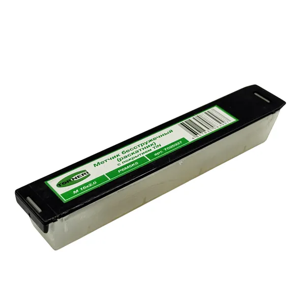 Метчик бесстружечный (раскатник) M 16х2.0 Р6М5К5 с покрытием TiN t025337  (Фото 4)