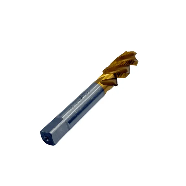 Метчик машинно-ручной М 14x1.5 Р6М5 ГОСТ 17933-72 с винтовой канавкой с покрытием TiN t025918  (Фото 4)