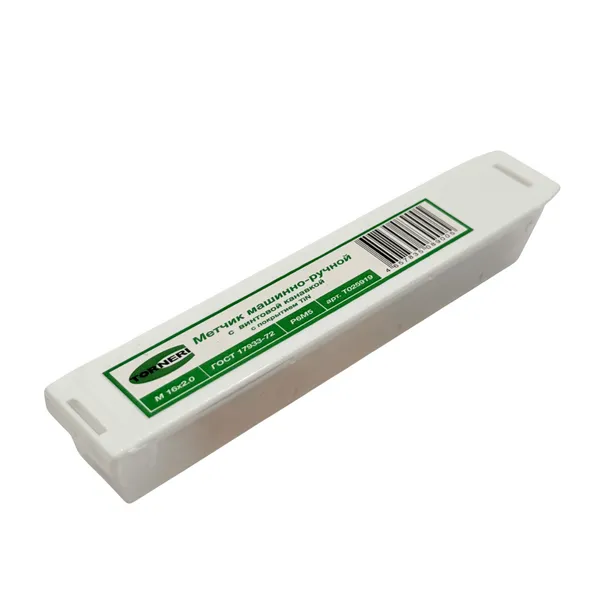 Метчик машинно-ручной М 16x2.0 Р6М5 ГОСТ 17933-72 с винтовой канавкой с покрытием TiN t025919  (Фото 4)