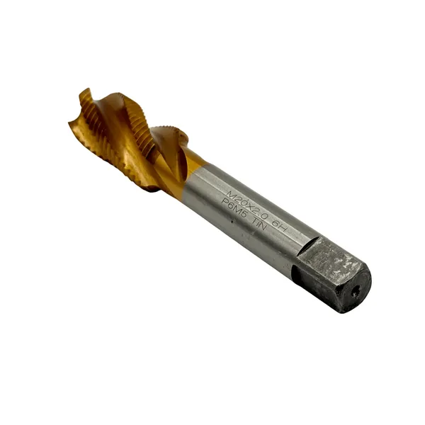 Метчик машинно-ручной М 20х2.0 Р6М5 ГОСТ 17933-72 с винтовой канавкой с покрытием TiN t025924  (Фото 5)