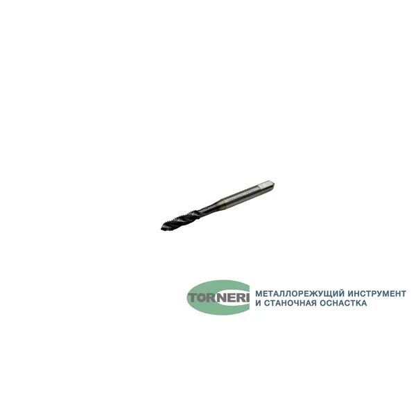 Метчики t025932 Метчик машинно-ручной М 5.0x0.8 Р6М5К5 ГОСТ 17933-72 с винтовой канавкой с покрытием TiСN