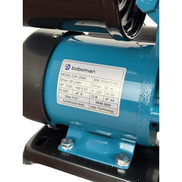 Насос вихревой для повышения давления ZJP-250A BOBOMAN Т030372 t030372  (Фото 4)