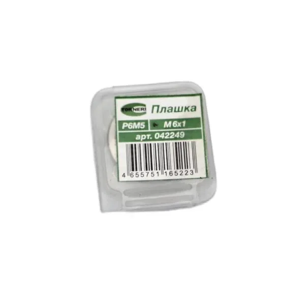Плашки 042249 Плашка М 6.0х1.0 Р6М5