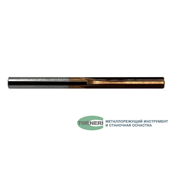 Развертка машинная ц/х ф 3.0х25х50 мм z=4 H7 твердосплавная t023867  (Фото 4)