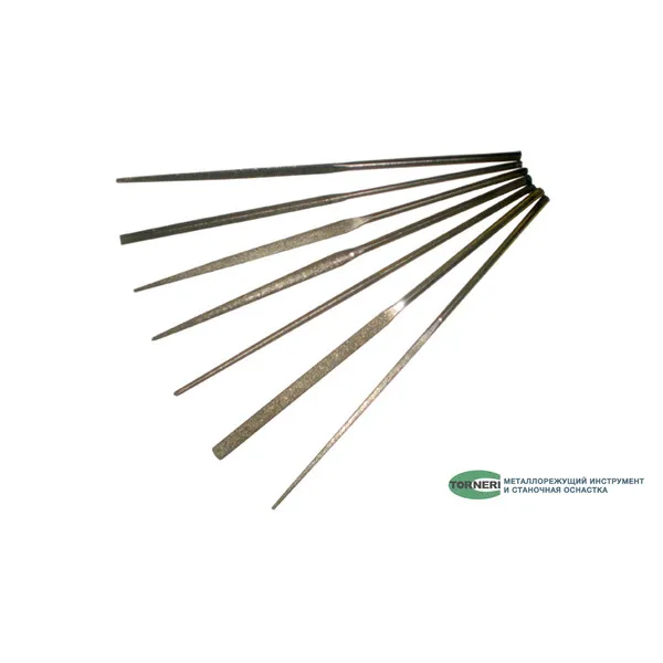 Слесарно-монтажный инструмент t024681 Надфиль алмазный полукруглый 160х4 мм