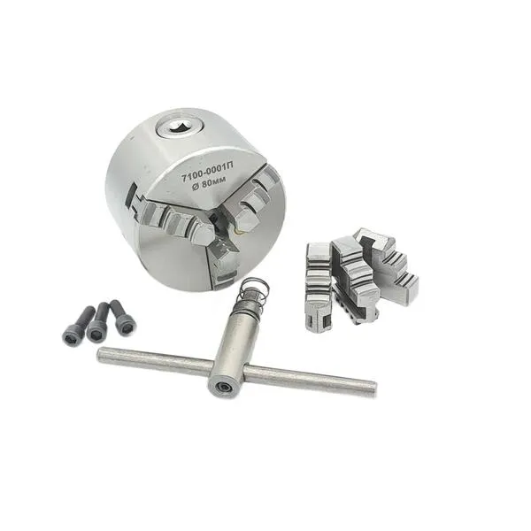 Станочная оснастка 038979 Патрон токарный ф .80 мм 3-х кул. 7100-0001П (К11-80)