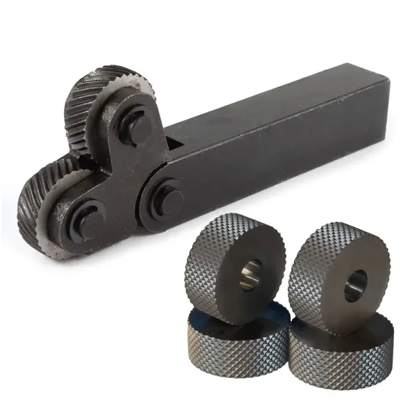 Станочная оснастка 041809 Ролик накатка ф 25, ширина 8 мм, шаг 1.0 мм, пос.8 мм (25х8х8) левый