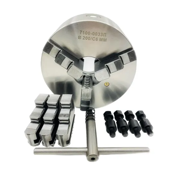 Станочная оснастка 045666 Патрон токарный ф 200 мм 3-х кул. 7100-0033П (К11-200\C6)