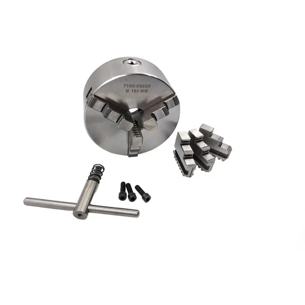 Станочная оснастка 045681 Патрон токарный ф 160 мм 3-х кул. 7100-0005П (К11-160)