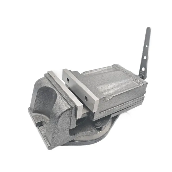 Станочная оснастка 045756 Тиски станочные с закрытым винтом поворотные L губок 200 мм, серия QH200