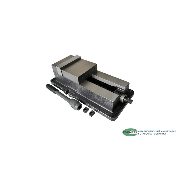 Станочная оснастка 045765 Тиски станочные прецизионные неповоротные L губок 125 мм, серия QM16125 Fixed