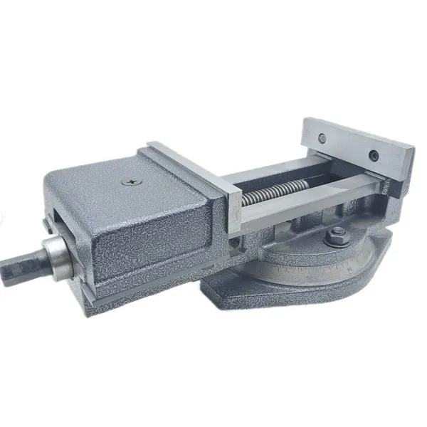 Станочная оснастка 045768 Тиски станочные с открытым винтом поворотные L губок 136 мм, серия QB136
