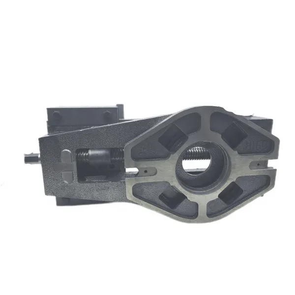 Тиски станочные с открытым винтом поворотные L губок 200 мм, серия QB200 045769  (Фото 2)