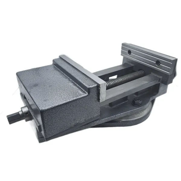 Тиски станочные с открытым винтом поворотные L губок 200 мм, серия QB200 045769  (Фото 3)