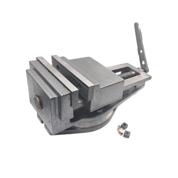 Станочная оснастка 045769 Тиски станочные с открытым винтом поворотные L губок 200 мм, серия QB200