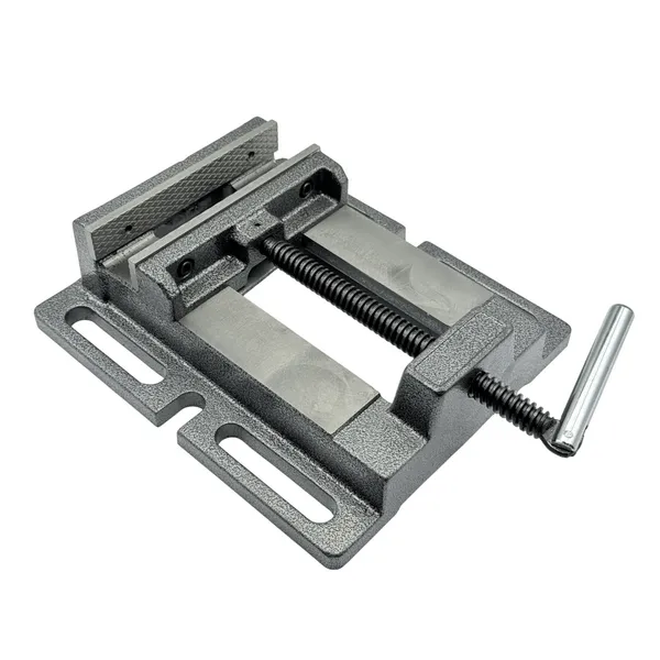 Станочная оснастка 045776 Тиски станочные для сверлильных станков неповоротные L губок 100 мм, серия Q19A100