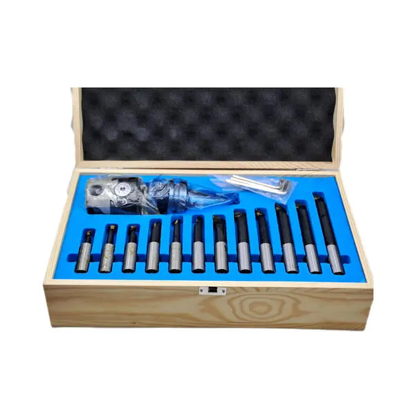 Головка расточная ф 75 мм, D расточки 12-120 мм, с хвостовиком 7:24 BT40 (MAS 403 BT, М16х2.0), с комплектом резцов из 12-ти шт. t020250  (Фото 3)