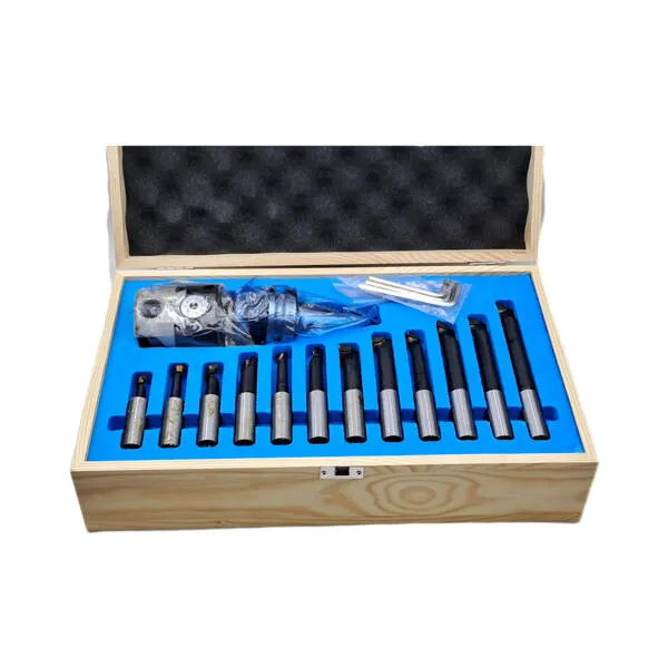 Головка расточная ф 75 мм, D расточки 12-120 мм, с хвостовиком 7:24 BT40 (MAS 403 BT, М16х2.0), с комплектом резцов из 12-ти шт. t020250  (Фото 4)