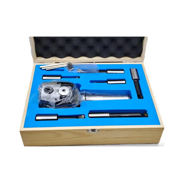 Головка расточная ф 100 мм, D расточки 15-160 мм, с хвостовиком КМ5, с комплектом резцов из 6-ти шт. t020252  (Фото 4)