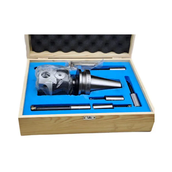 Головка расточная ф 100 мм, D расточки 15-160 мм, с хвостовиком BT50 (MAS 403 BT, М24х3.0), с комплектом резцов из 6-ти шт. t020254  (Фото 3)