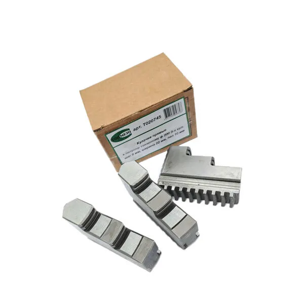 Кулачки прямые к патрону токарному ф 200 3-х кул. шаг 8 мм, ширина 22 мм, паз 10 мм t020745  (Фото 5)