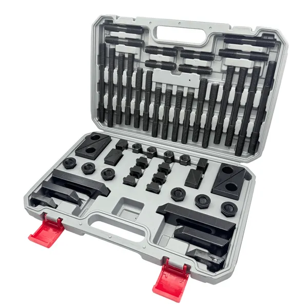 Набор станочного крепежа и прижимов из 58 предметов, Т-образный паз 20 мм, М18 t021812  (Фото 2)