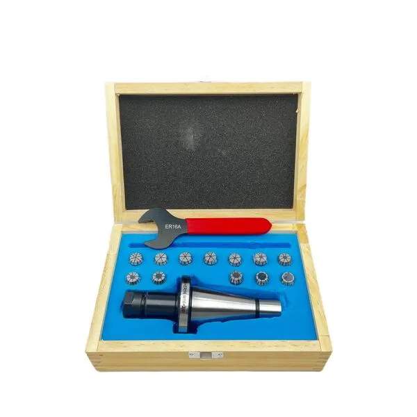 Станочная оснастка t022651 Патрон цанговый 7:24 NT40 с набором цанг ЕR 16 из 12 шт. (1-10)