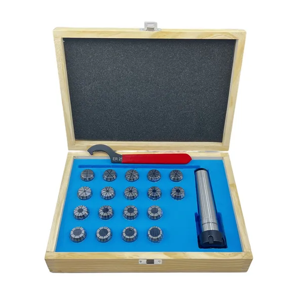 Станочная оснастка t022662 Патрон цанговый КМ4 с набором цанг ЕR 25 из 18 шт. (1-16)