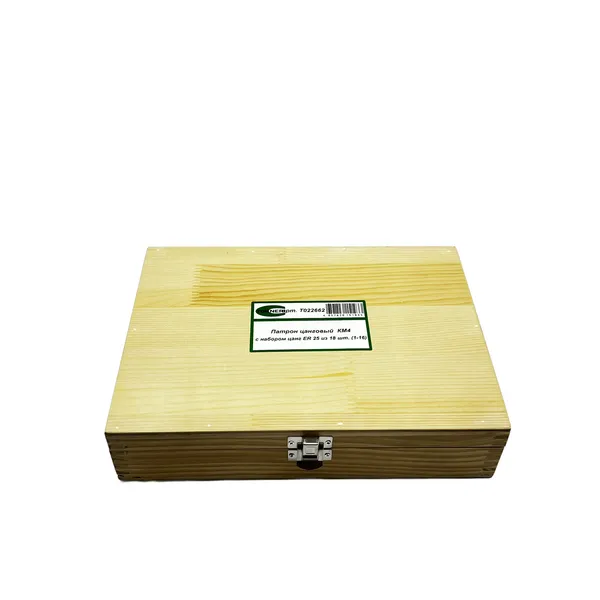 Патрон цанговый КМ4 с набором цанг ЕR 25 из 18 шт. от 1 мм до 16 мм (MTB4-ER25) с резьбой t022662  (Фото 2)