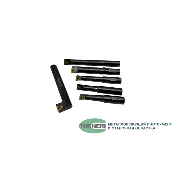 Станочная оснастка t024145 Комплект резцов из 6-ти шт. с мех. креплением т/с пластин к расточным головкам ф 50 мм (F1-12 мм)