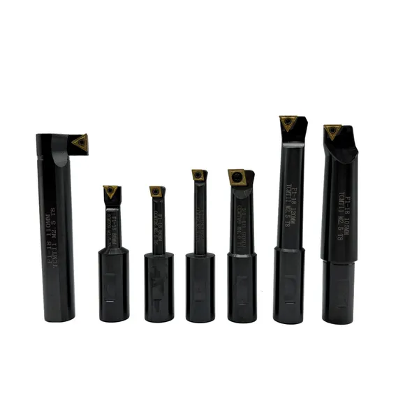 Станочная оснастка t024146 Комплект резцов из 7-ми шт. с мех. креплением т/с пластин к расточным головкам ф 75 мм (F1-18 мм)