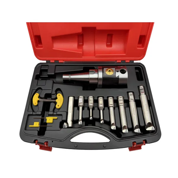 Головка расточная микрометрическая NBH2084, D расточки 8-280 мм, с хвостовиком NT40, с комплектом резцов из 8-ми шт. t024149  (Фото 3)