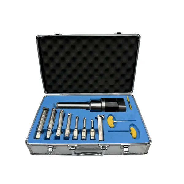 Станочная оснастка t024150 Головка расточная микрометрическая NBH2084, D расточки 8-280 мм, с хвостовиком NT50, с комплектом резцов из 8-ми шт.