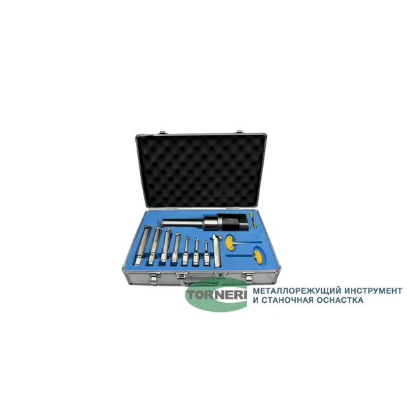 Станочная оснастка t024150 Головка расточная микрометрическая NBH2084, D расточки 8-280 мм, с хвостовиком NT50, с комплектом резцов из 8-ми шт.