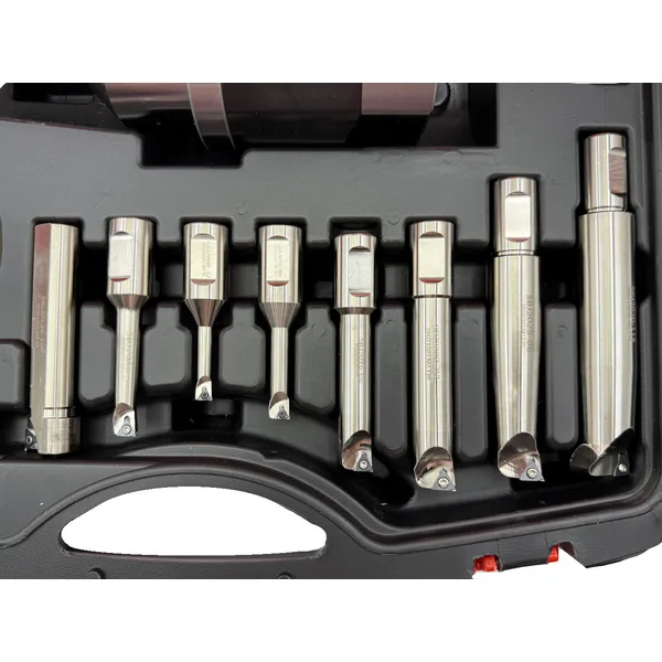 Головка расточная микрометрическая NBH2084, D расточки 8-280 мм, с хвостовиком КМ2, с комплектом резцов из 8-ми шт. t024151  (Фото 2)